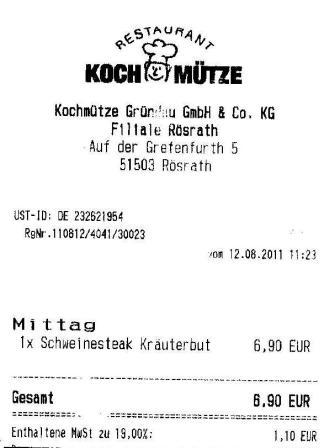 ihoa Hffner Kochmtze Restaurant